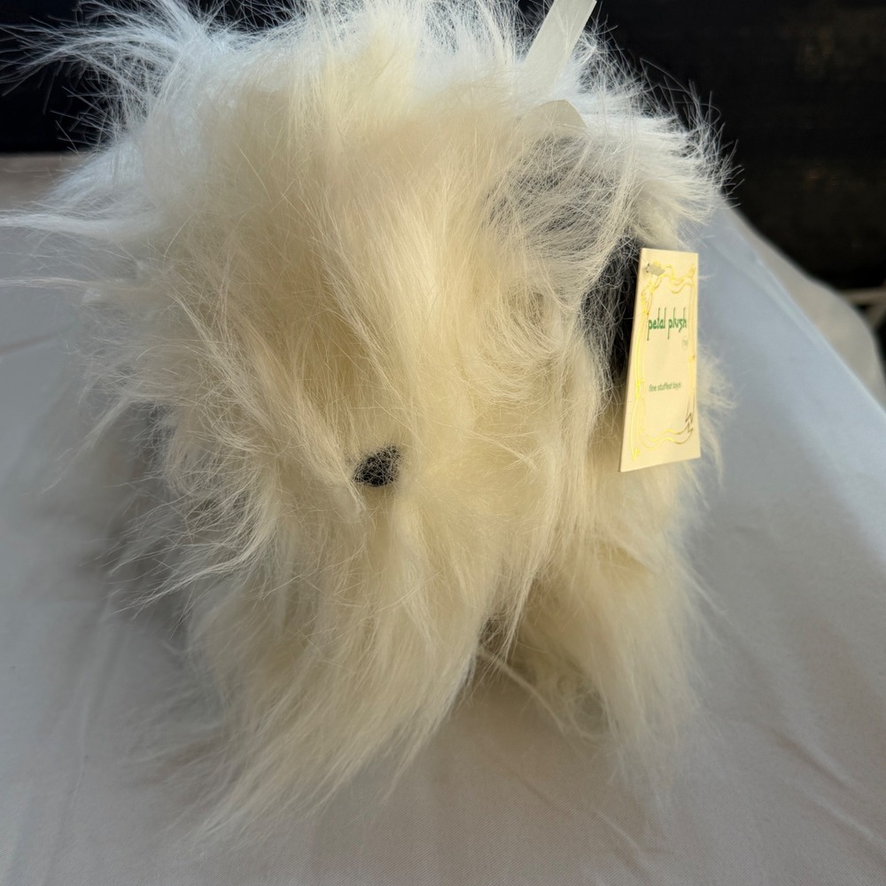 Petal Plush Stuffed Animal Unisex OS White New Vintage 1993 Shaggy Dog 1011-0 - Picture 1 of 12